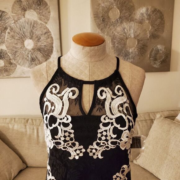 INC International Concepts Sheer Lace Top - NEW - Picture 5 of 14